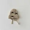 New autumn and winter styles of baby white woolen hats, children's hats, warm hats for girls and boys, ear-protecting hats for toddlers, cold hats and knitted hats Application Scenario